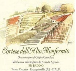 vino  sfuso e in bottiglia  cortese dell'alto monferrato fratelli badino